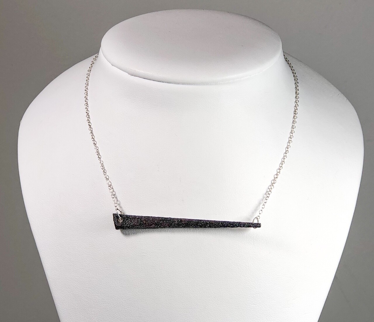 Necklace, Antique Nail from Penninsula on silver chain