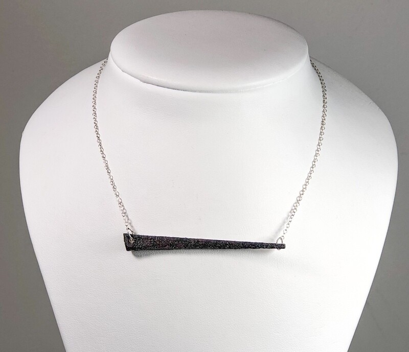 Necklace, Antique Nail from Penninsula on silver chain