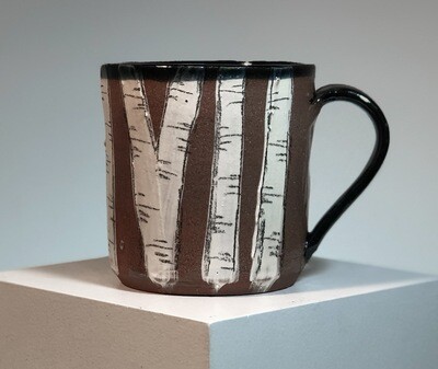 Small Birch Mug Pottery