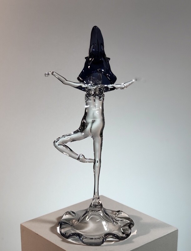 "I Wish I Was A Crow" Glassware Sculpture