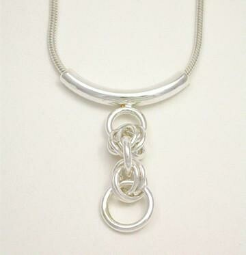 Hugs and Kisses Sterling Silver Pendant 18