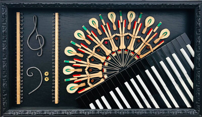Wall Art Piano Part Composition, 17x29