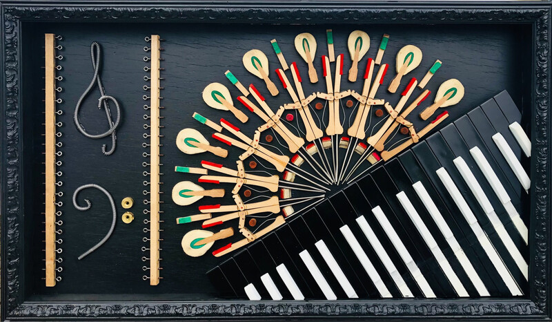 Wall Art Piano Part Composition, 17x29&quot;