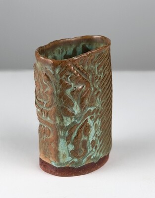 Green Vase 2.75x2x4.5