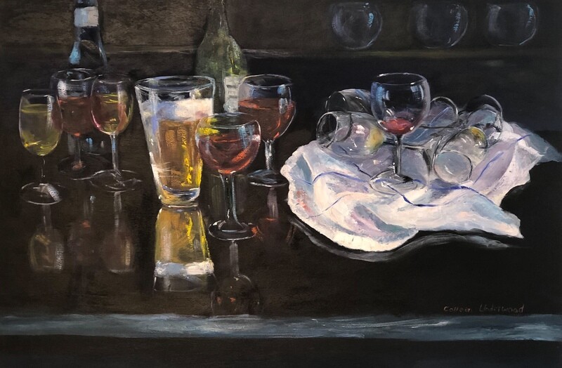 "Running Up The Tab" 24"x36"