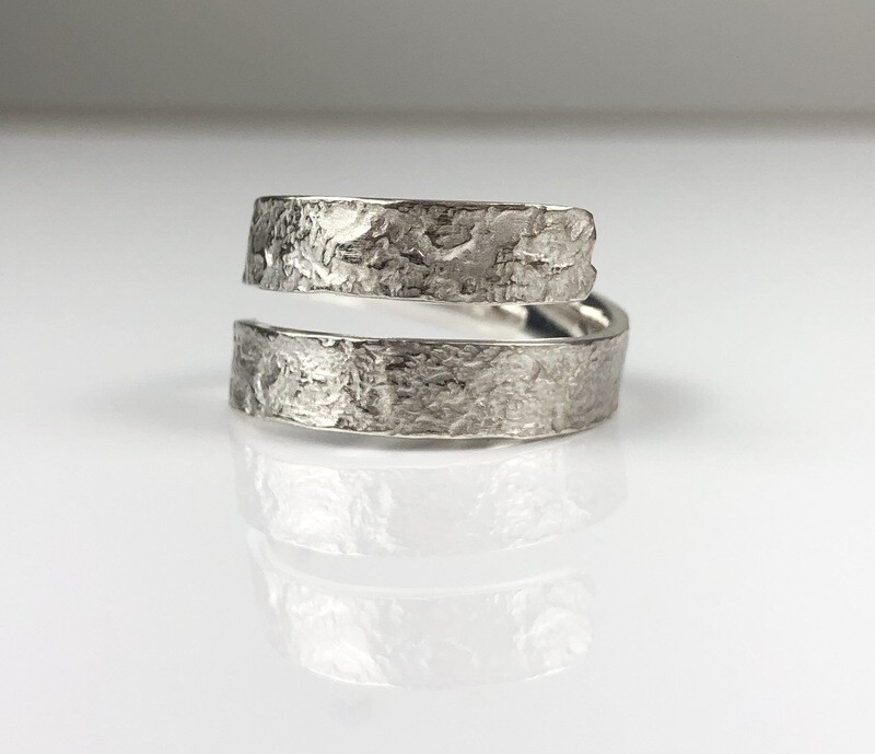 Dimitri Gagnon Morris Saint John New Brunswick Canada Canadian Jewelry Handworks Goldsmith Silver Grandfather Spiral Ring
