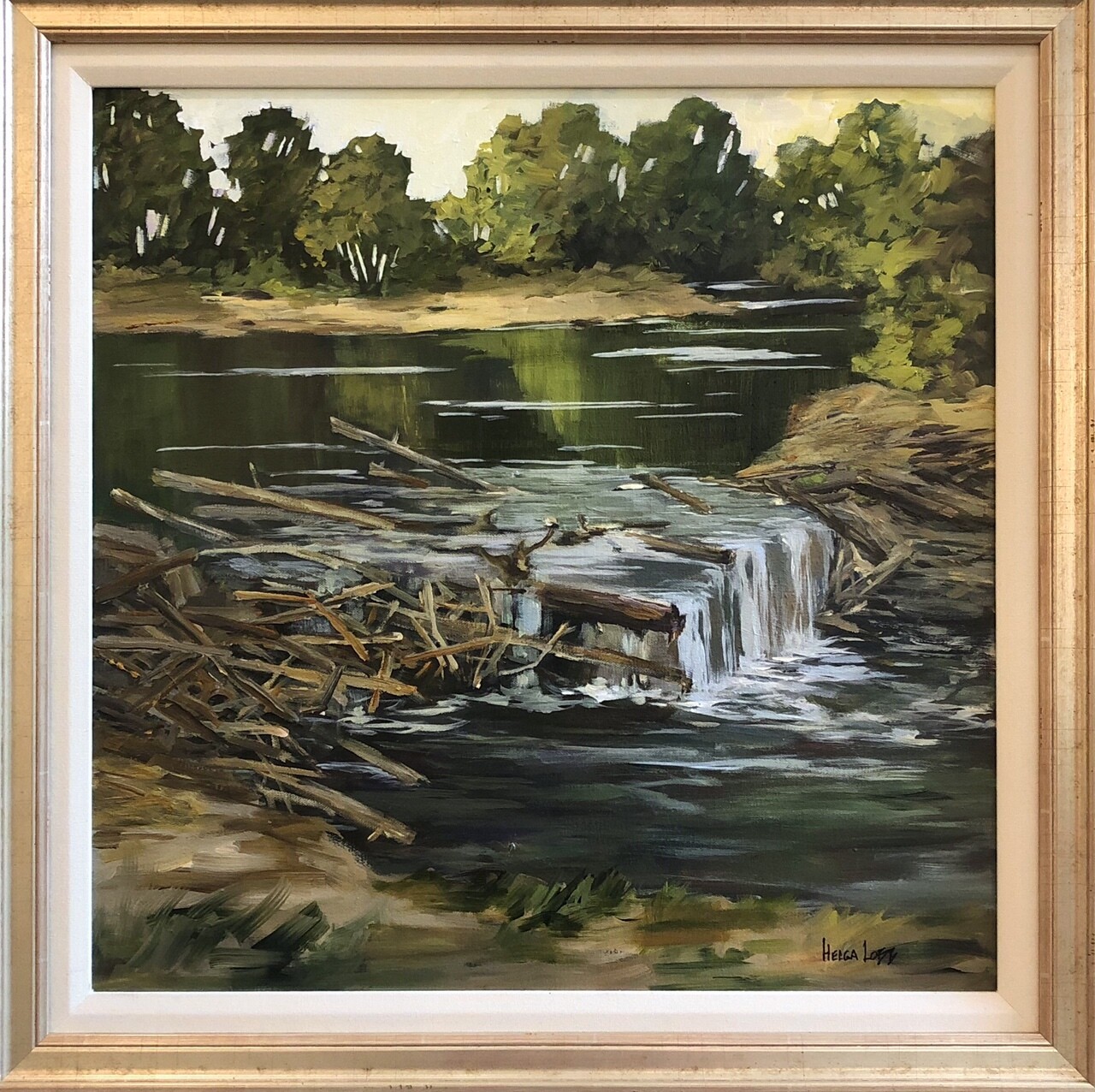 Old Beaver Dam, acrylic 24x24