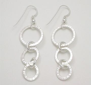 Radiance Hook Earrings Sterling Silver