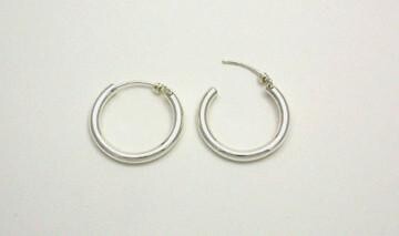 Hoop Earrings Sterling Silver