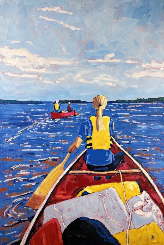 &quot;Weekend Getaway&quot;  24x36&quot; Oil on Canvas