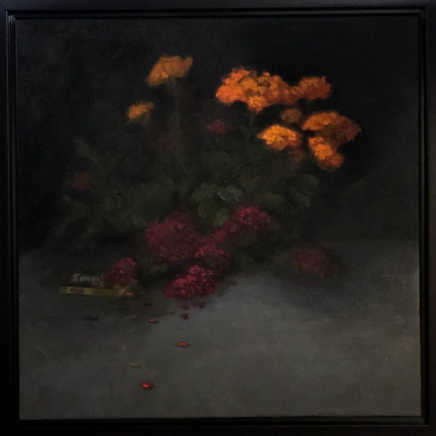 &quot;Ca Va Bien Aller&quot; 22x22&quot; Oil On Canvas