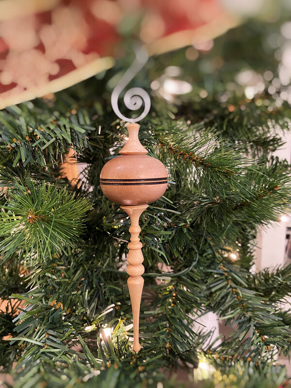 Handcarved Wooden Ornament