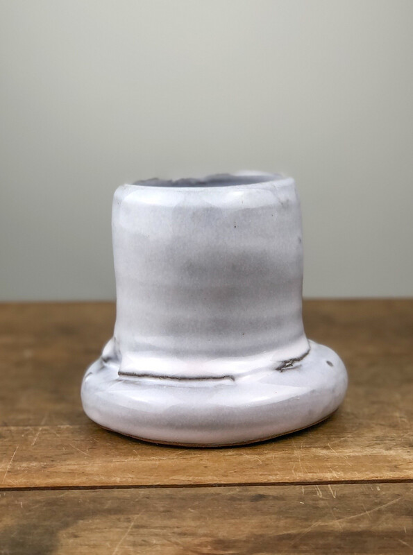 Darren Emenau MNO Saint John New Brunswick Canada Handworks Gallery Canadian Potter Handmade Japonesque Pottery Vase Pink
