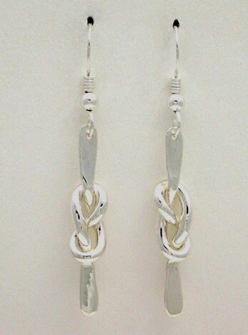 Figure 8 Sterling Silver  Drop Earrings