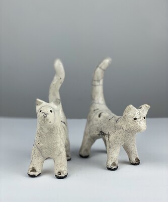 Cat Sculpture Pottery
