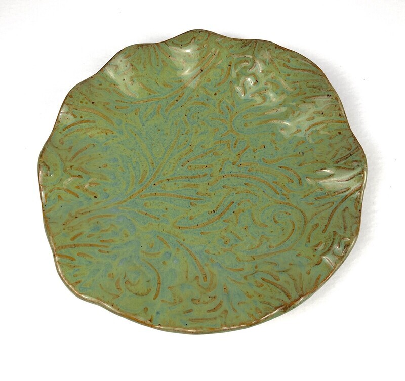 Textured Pottery Plate