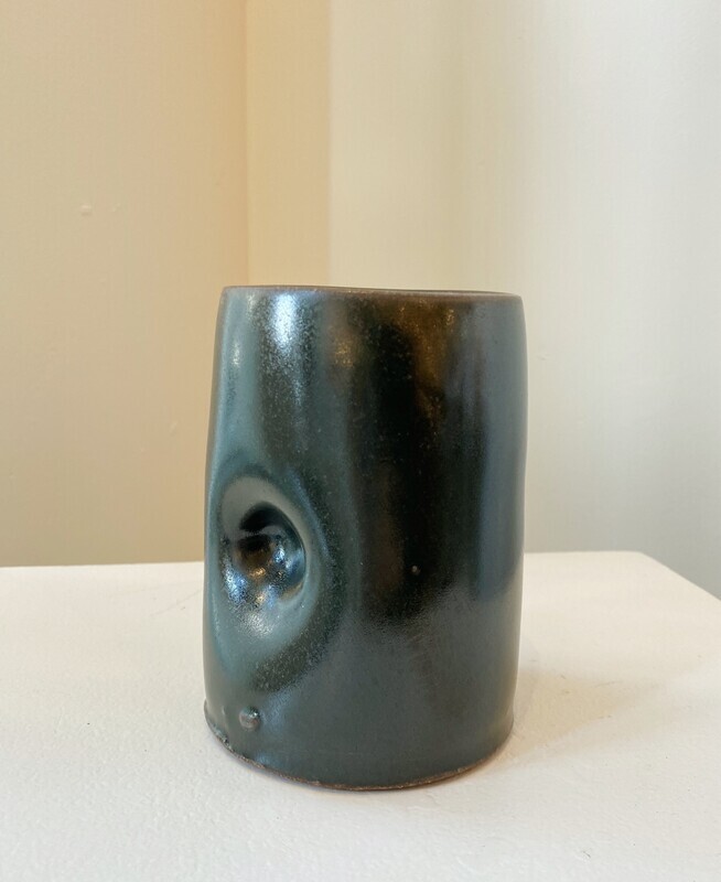 Darren Emenau MNO Saint John New Brunswick Canada Handworks Gallery Canadian Japonesque Thumbprint Tumblers Glossy Green