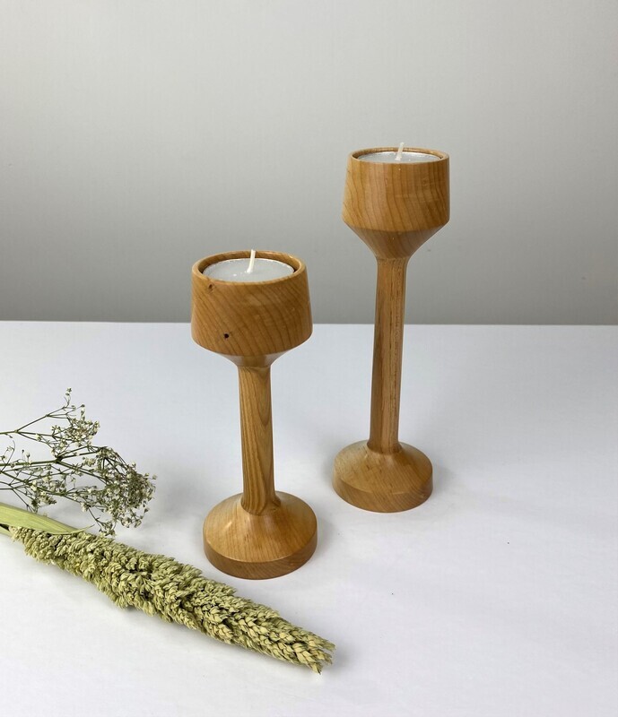 Maple + Hickory Tea Light Candle Holder