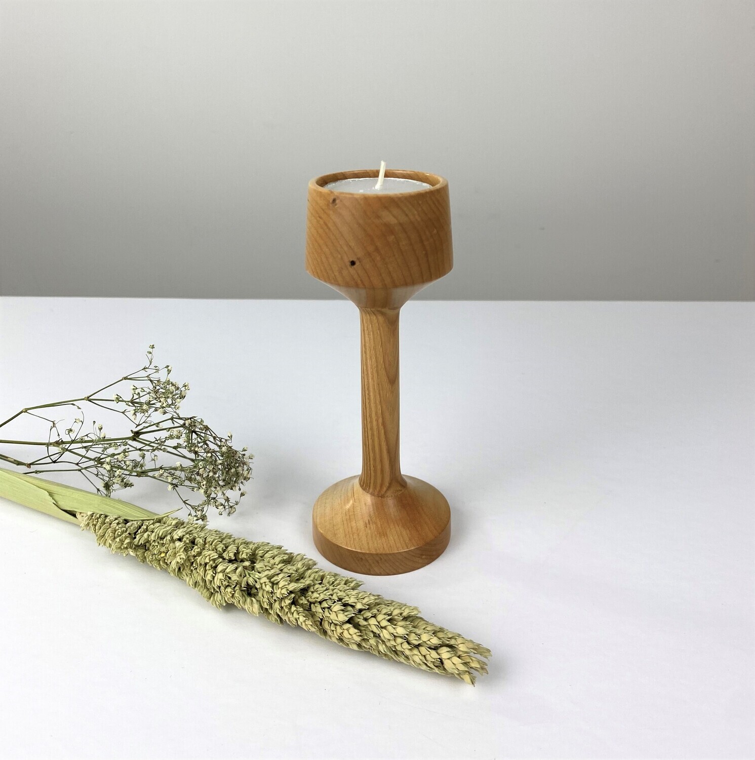 Maple + Hickory Tea Light Candle Holder