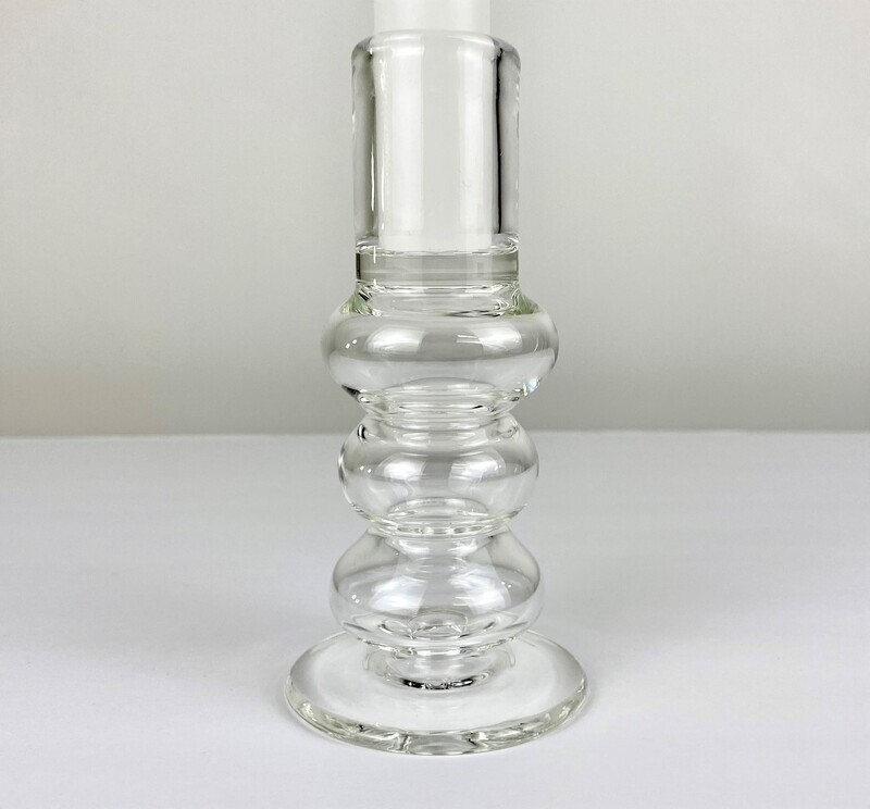 Blowing Bubbles Handblown Candle Stick