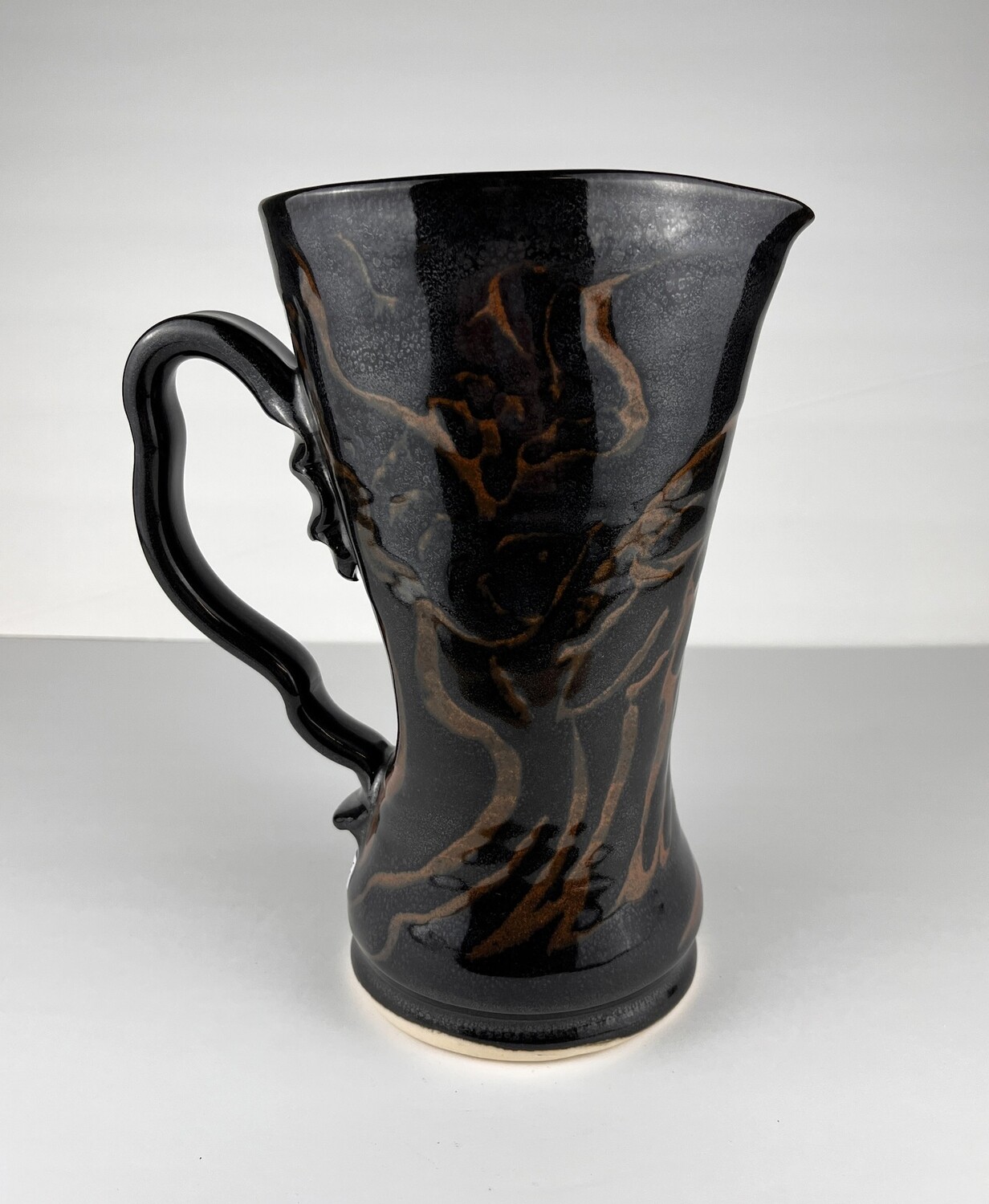 Hallowed Pottery Jug - Julettes Black Glaze