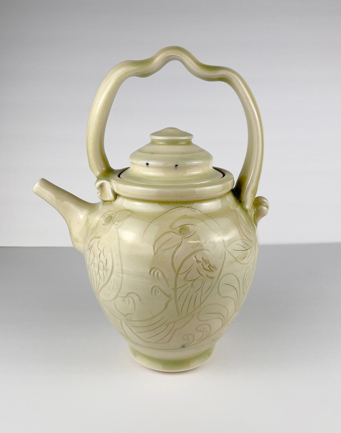 Celadon  Pottery Tea Pot