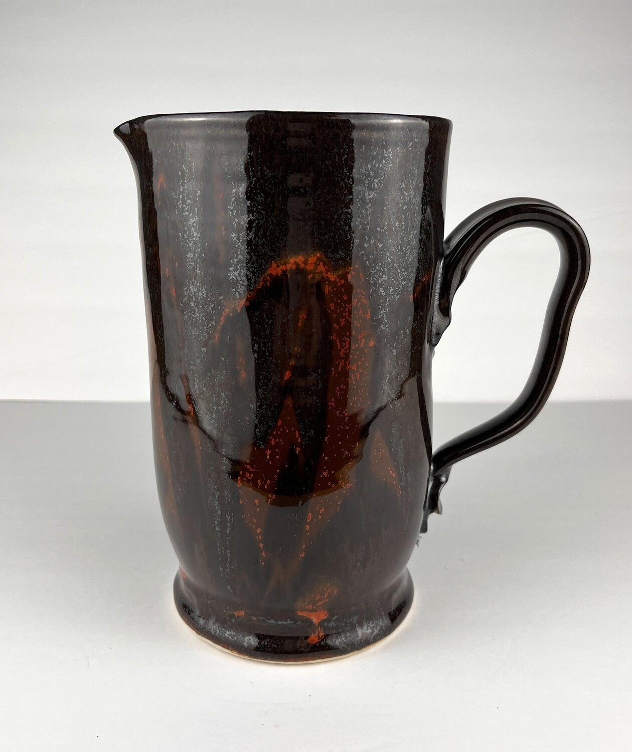 Pottery Jug/Vase - Flame Glaze