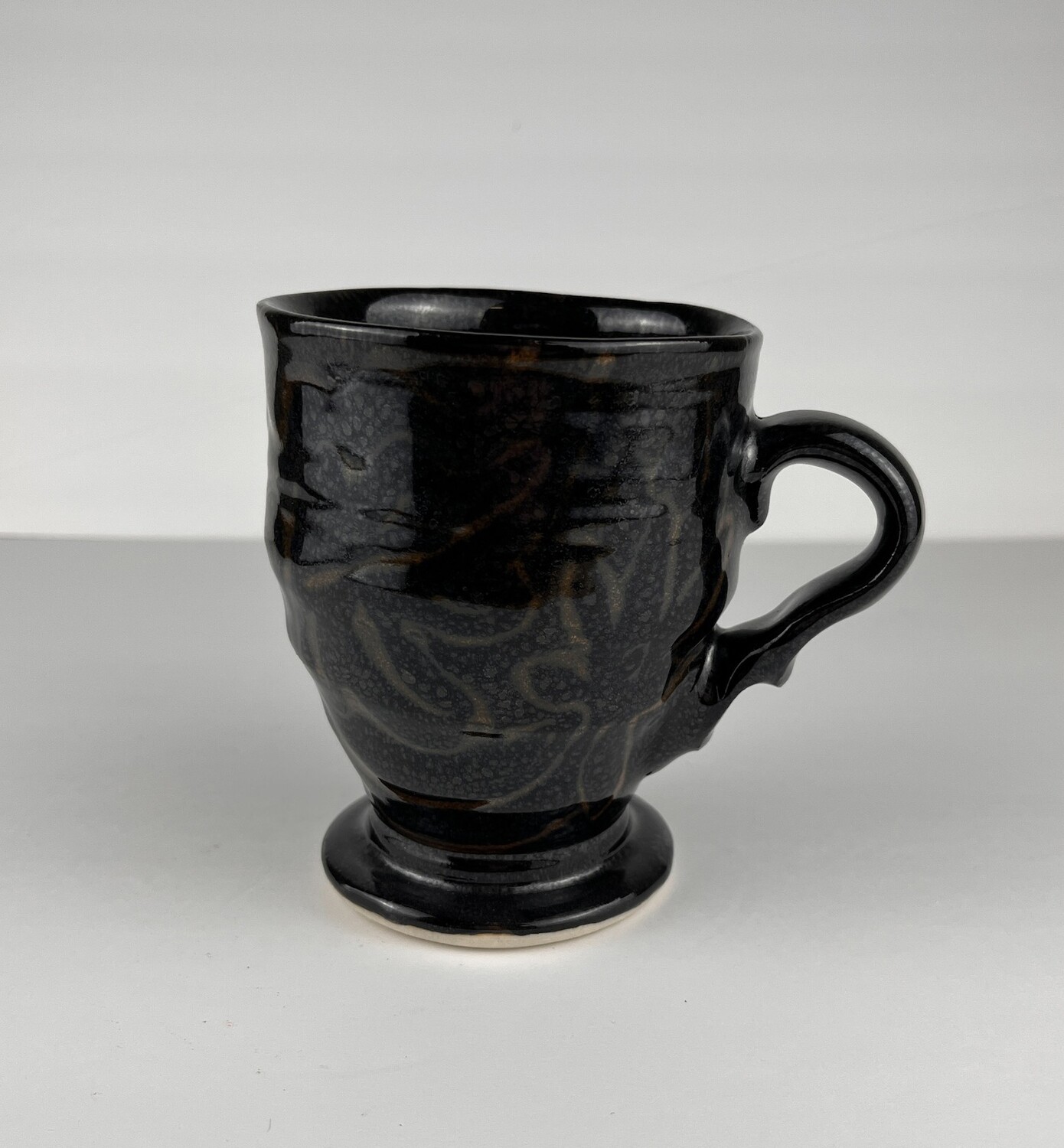 Pottery Mugs - Julettes Black Glaze