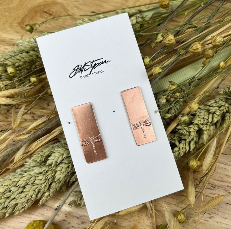 Rectangle Stud Earrings