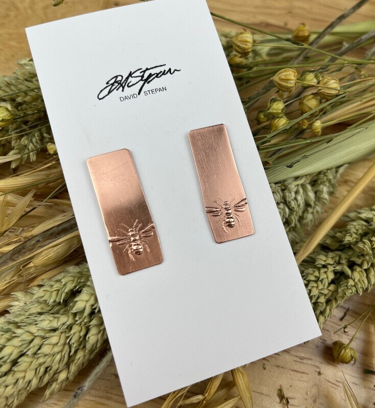 Rectangle Stud Earrings