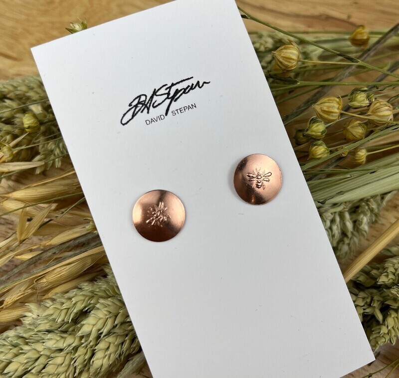 Circle Stud Earrings