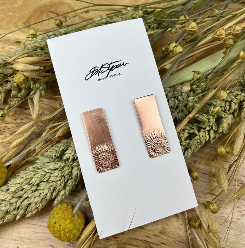 Rectangle Stud Earrings