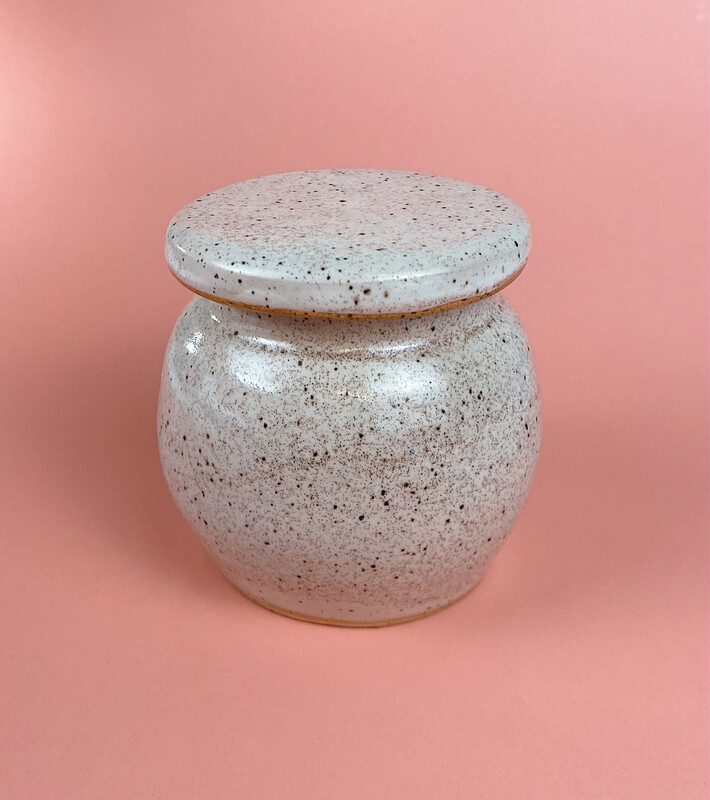 Lidded Pottery Vessel Sandbar