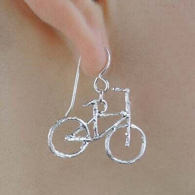 Bicycle Drop Earrings