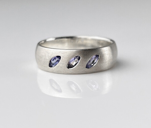 Dimitri Gagnon Morris Saint John New Brunswick Canada Canadian Jewelry Handworks Goldsmith Ring Tanzanite Sterling Silver