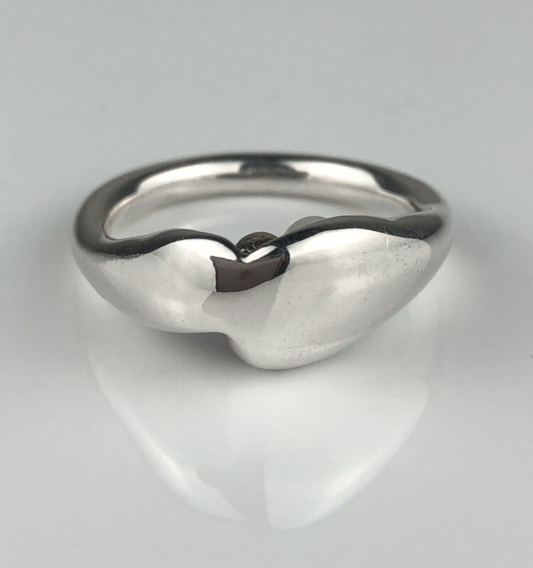 Nest Ring with Pearl Sterling Silver, 7