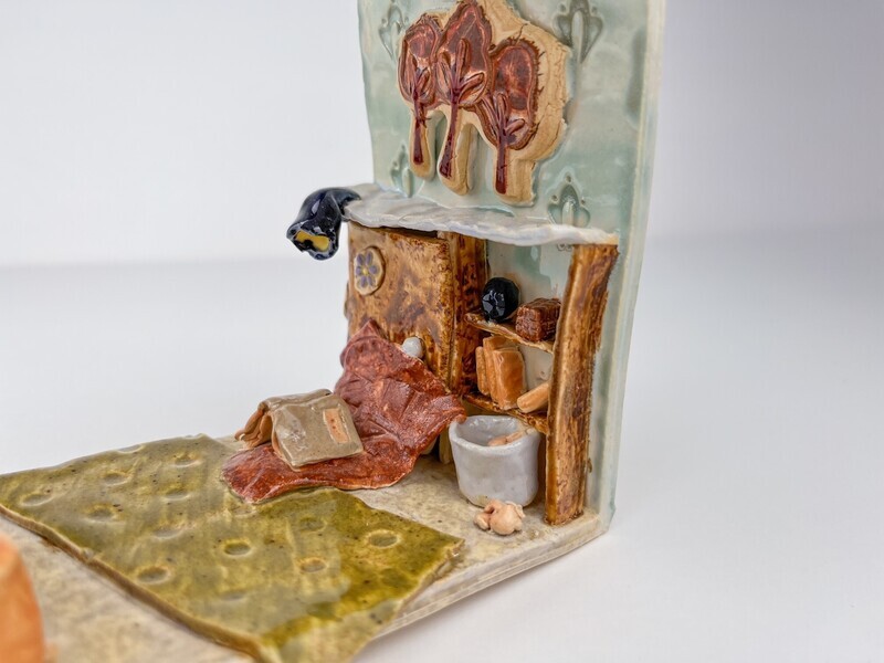 "Bedroom" 3D Pottery Sculpture