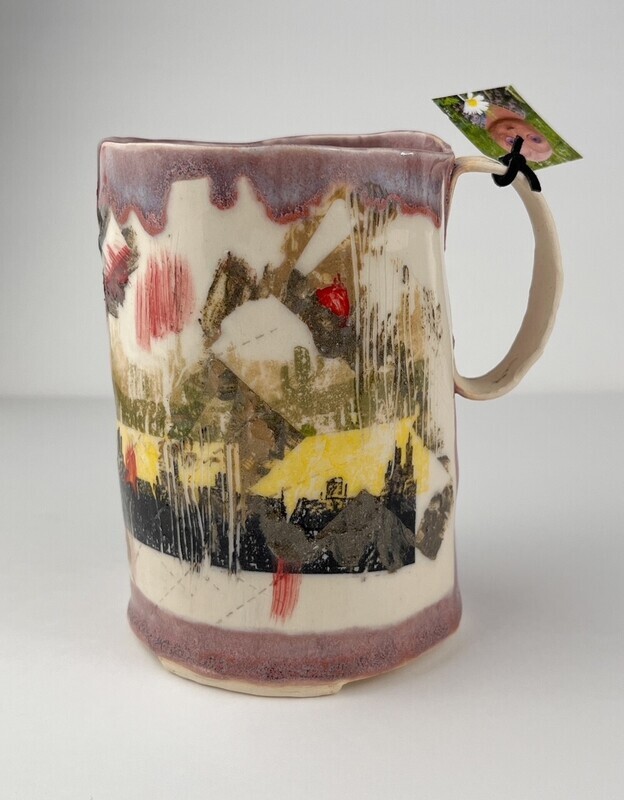 Magenta Precious Porcelain Mug