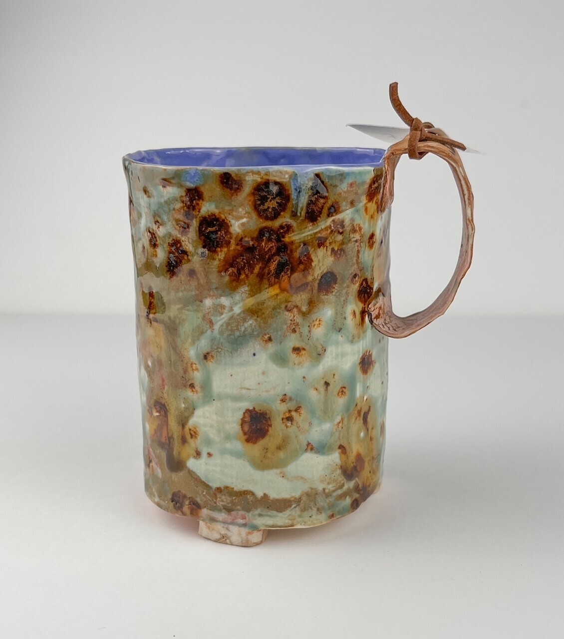 Crystal Blue Precious Porcelain Mug