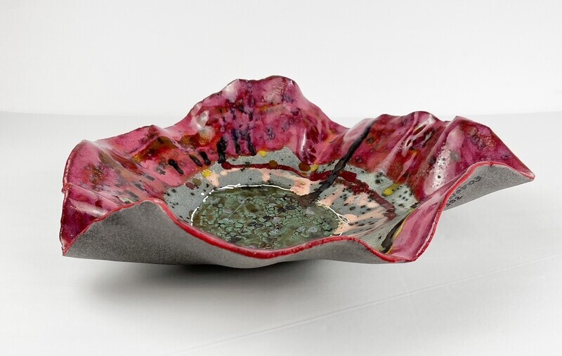 "Moonscape" Pottery Dish