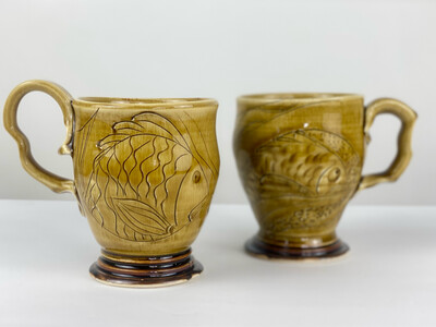 Honey Pottery Mugs