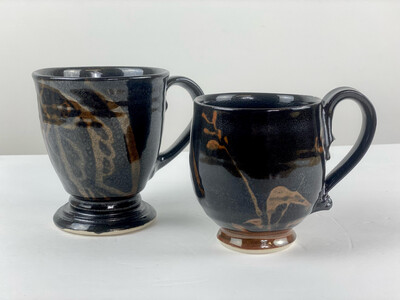 Julettes Black Pottery Mugs