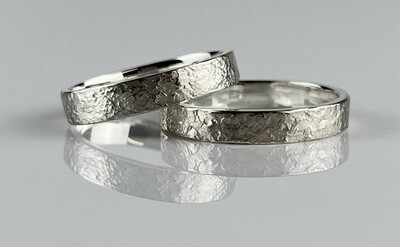 Grandfather Wide 4mm. Band Ring Sterling Silver