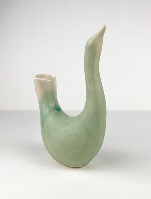 Tall Bird Pottery Bud Vase