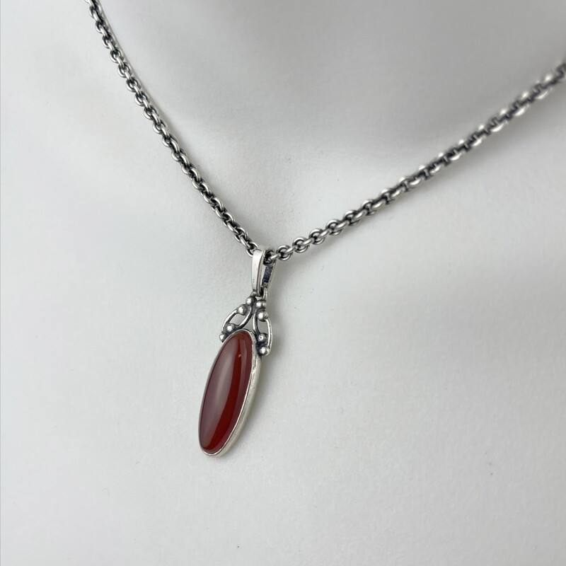 Valeria 4b Pendant Sterling Silver 20"