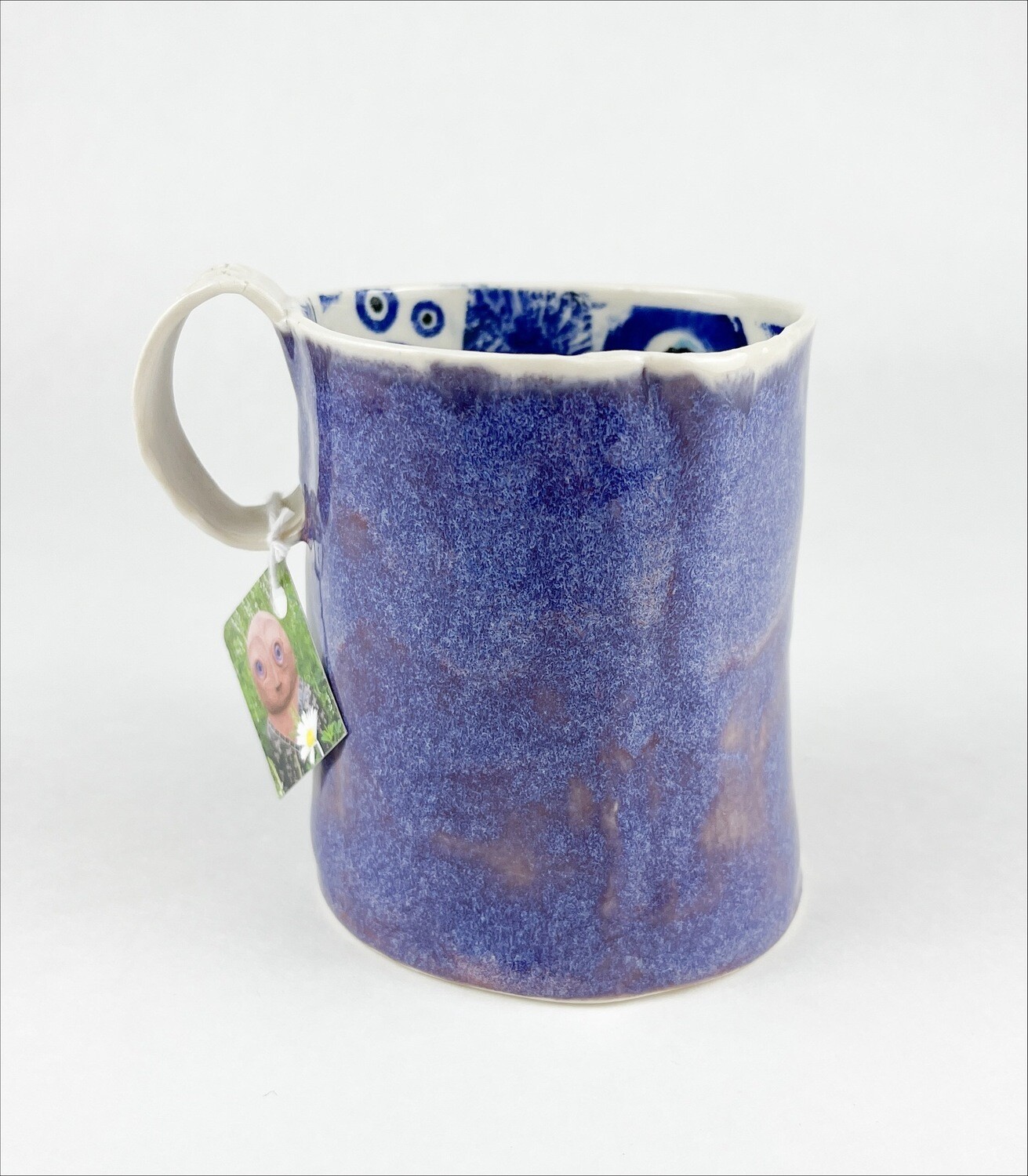 Precious Porcelain Amethyst Mug w/Design