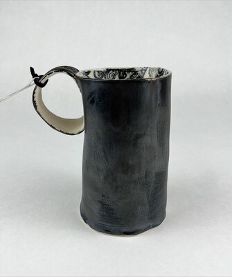 Precious Porcelain Mug Black w/ Impression