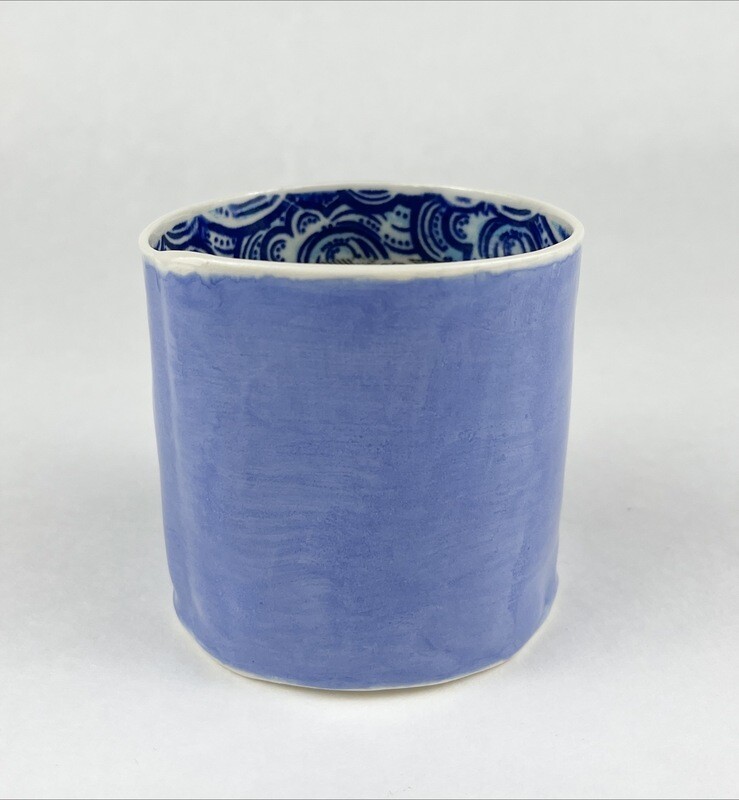 Purple Precious Porcelain Tumbler