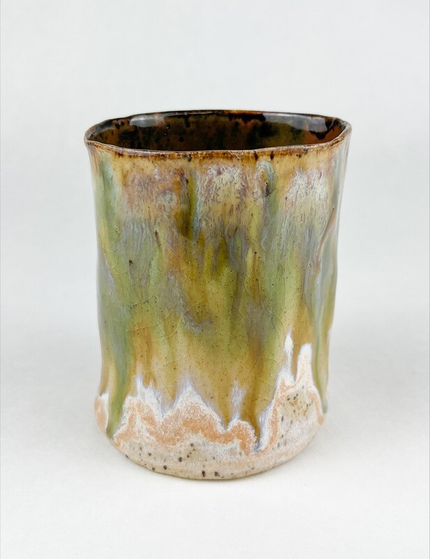 Melted Green Pastel Precious Porcelain Tumbler