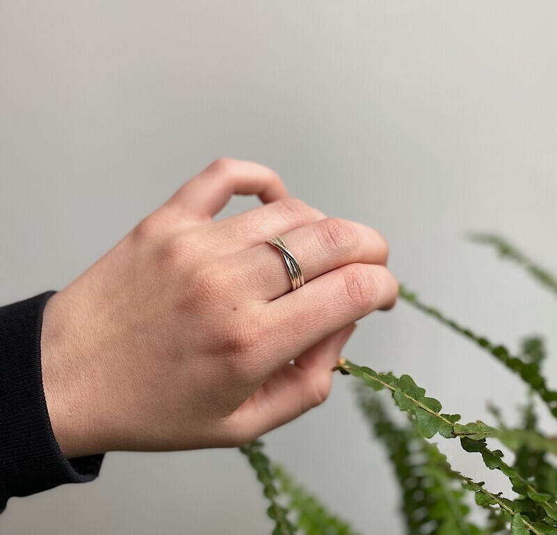 Eclipse Ring Sterling Silver